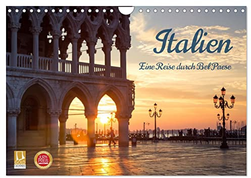 Italien - Eine Reise durch Bel Paese (Wandkalender 2026 DIN A4 quer), CALVENDO Monatskalender: fotografische Reise durch das schöne Italien (CALVENDO Orte)