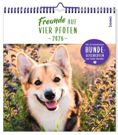 Freunde auf vier Pfoten 2026: Mit 24 himmlischen Hunde-Geschichten