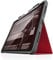 STM Bags Dux Plus Case - Custodia a libro per Apple iPad Air 10,9 (2022 & 2020), colore: rosso/trasparente [supporto per Apple Pencil I Militare Standard I Impermeabile I Stand I Wake/Sleep]