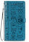 Fertuo Cover per Samsung A52S / A52, Custodia Portafoglio a Libro in Pelle Flip Cover con Porta Carte, Chiusura Magnetica [Disegni di Gatto Cane] Case Antiurto per Samsung Galaxy A52, Blu