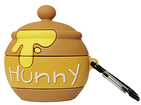 Kompatibel mit AirPods Pro Case Honigtopf, Niedliche 3D Cute Cartoon Silikon Hülle Schutzhülle for AirPods Case Honey Pot, Kinder Teenager Jungen Mädchen Frauen für AirPods Case Hunny Cover