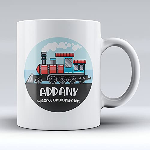 Dalton Designs UK Toy Steam Train - Personalised 10oz Ceramic Mug