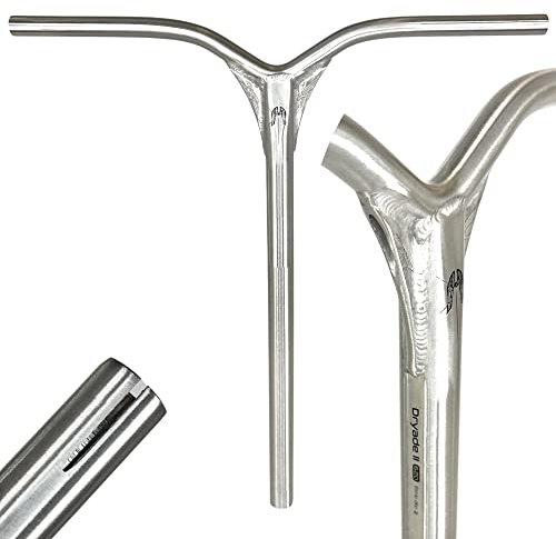 Fantic26 Sticker + Ethic DTC Dryade V2 Aluminium Stunt-Scooter IHC Bar Park-Trick-Tret-Roller Ersatz-Lenker (57cm Silber)