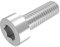 SECCARO Vis cylindriques M4 x 12 mm inox V2A VA A2, DIN 912 / ISO 4762, six pans creux, filetage complet, 20 pièces