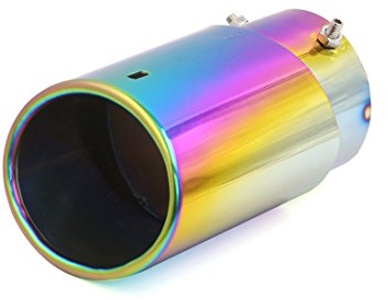 Ruilogod Punta del rivestimento del tubo del tubo del tubo del tubo di scarico posteriore della macchina del tubo di scarico posteriore della macchina del tubo di scarico posteriore universale