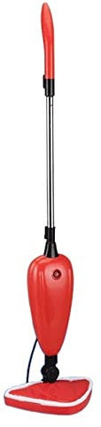 Scopa A Vapore Pulitore A Vapore Scopa A Vapore per Uso Domestico Multifunzione Ad Alta Temperatura Sterilizzazione E Decontaminazione Macchina Elettrica con Rastrellamento (Color : Red)