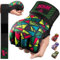 WYOX Gants d'intérieur d'entraînement pour femme - En gel - Pour la boxe - Pour le MMA - Rose