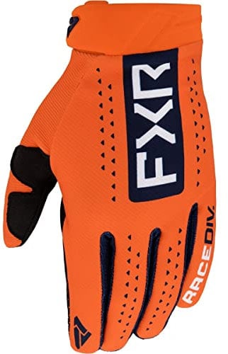 FXR Reflex Motocross Handschuhe, orange/blau, XL