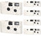 Zhengmy 10 Pack Disposable Camera Bulk for Wedding, 34mm Single Use Camera Bulk with Flash One Time for Gathering Wedding Travel(Gold Rose,Retro Color Film)