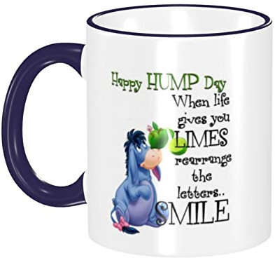 Tasse für I-Ah 11 oz Keramik glänzend Geschenk für Kaffeeliebhaber Zitat Tasse Geschenke für Männer und Frauen.