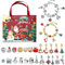 Weihnachts-Adventskalender für Mädchen, DIY 24 Tage, Countdown-Kalender, einzigartiger Charm-Armband, Adventskalender, Schmuck für Kinder, Weihnachten, Geburtstagsgeschenke