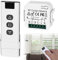 Set di controllo radio per tapparelle, interruttore intelligente compatibile con interruttore radio 230 V per tapparelle, persiane, tende da sole, composto da telecomando RF + modulo ricevitore