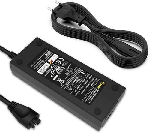 Chargeur LEICKE 2A pour Batteries 36V 42V Bosch Performance et Active Line E-Bike Pedelec Compatible avec Haibike KTM Kalkhoff Flyer Cube Focus Giant Bergamont Ghost Trek Ebike avec Moteur Bosch