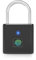 Schloss mit Fingerabdruck,IP55 Wasserdicht,Vorhängeschloss Fingerabdruck,USB-Aufladung Bluetooth Biometrisch Hohe Sicherheitsverriegelung für Gym Locker,Garage,Schuppen,Schwarz