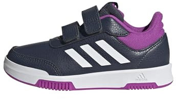adidas Tensaur Hook And Loop Shoes, Sneaker Unisex - Bambini e Ragazzi, Shadow Navy Cloud White Flash Pink, 35 EU