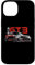 Hülle für iPhone 14 Rotes GT3 RS Tokyo Glitch Retro JDM Japanisches Kunstauto Tuning