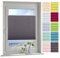 ourdeco® Plissee / 120 x 150 cm (Breite x Höhe) Grau/lichtdurchlässig, Blickdicht/verspannt/zum Klemmen und Montage ohne Bohren