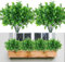Luabue 10pcs Pianta Finta Esterno Artificiali Piante Finte da Interno Falso Arbusto Verde Foglie Finte per Decorazioni Casa Soggiorno Balcone Vaso Giardino
