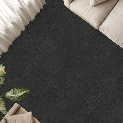 Actiasmat 50x50cm Carpet Tiles 5 Sq M Contract Flooring Tiles with Heavy Duty Bitumen Backing 20 Pack (Anthracite, 5 Sq. M)