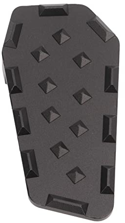 Pedalverlängerung für Bremspedal, Motorrad, Universal, Bremshebel, hinten, Aluminium, Legierung, Fußbremse, Bremspedal, hinten, Verlängerung des Pads (Silber)