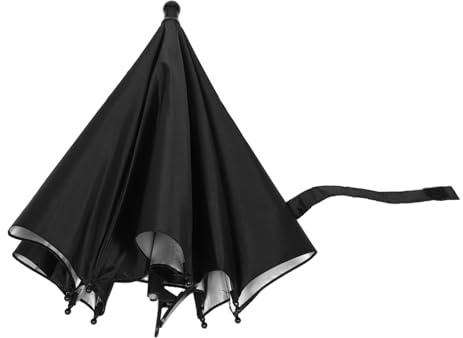 MOBUTOFU Outdoor Parasol Sun Shade for Laptop Sunshade for Working outside Laptop Sun Shield for Outdoors Plastic Black