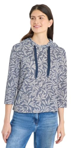 Damen 3/4-Arm Shirt mit floralem Print