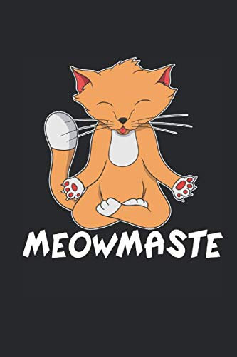 Katzen Yoga Notizbuch: Katze macht Yoga Notizbuch / Notizheft / Notizblock A5 (6x9in) Dotted Notebook / Punkteraster / 120 gepunktete Seiten