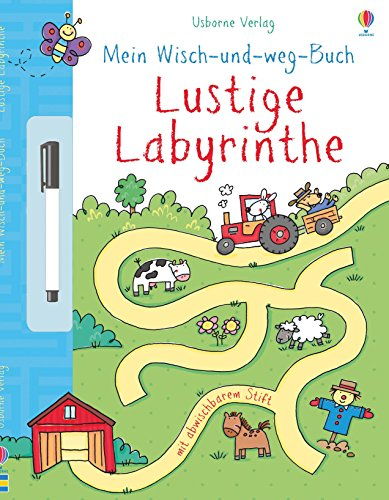 Mein Wisch- und Weg- Buch: Lustige Labyrinthe: mit abwischbarem Stift (Meine Wisch-und-weg-Bücher)