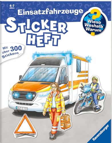 Wieso? Weshalb? Warum? Stickerheft - Einsatzfahrzeuge (ab 4 Jahre - mit über 300 Stickern)