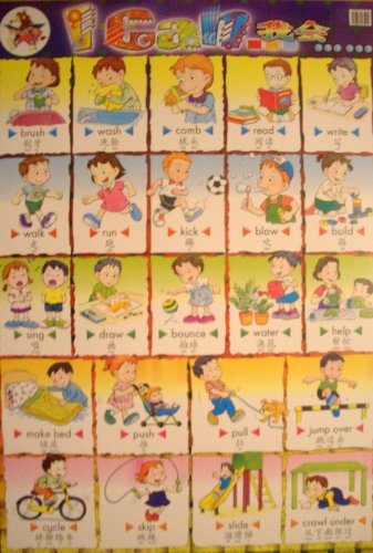 Chinesische zweisprachige Pictorial Poster - ich kann