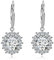 YFN Geburtsstein Ohrringe Sterling Silber Ovale Tropfen Baumeln Hebelarm Ohrringe Schmuck Geschenke für Damen (April)