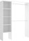 DEKIT GRUPO RIMOBEL SUIT - Armario Vestidor Abierto con cuatro estantes - Blanco - 187x140/110x40 cm