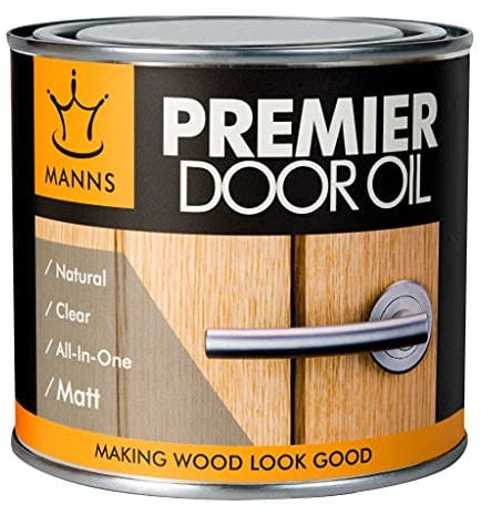Manns Premier Door Oil 500ml - Premier Grade Quick Drying Hard Wax Oil for All Wooden Interior Doors