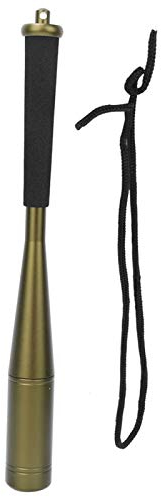 Starbun Fishing Bat - 25mm Diameter Fishing Bat Tool Aluminium Alloy Head 2 Colours Fish Priest with Foam Handle(green)
