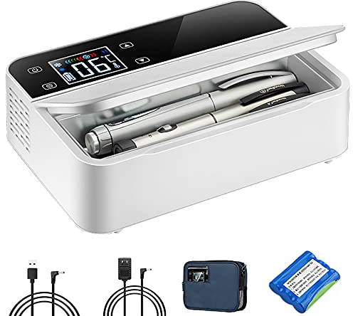 Diabete mini Frigo L'insulina Portatile Frigo Mini Frigo Per Medicinali 2-8 ° C Frigo Per Auto Refrigeratore Di Viaggio Per Auto, Casa, Ufficio