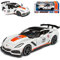 Motormax Chevrolet Corvette ZR1 C7 Z06 Coupe Weiss Gulf Design Modell Ab 2013 Version 2019 1/24 Modell Auto