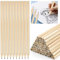 HAOMEEDUO 60 Stück Bleistift HB Holz Bleistift Naturholz Holzbleistifte Natur 17.7cm*0.7cm Bleistifte aus Holz HB Bleistift Set Holzbleistift Graphitstifte für Schüler Büro Schulmaterial
