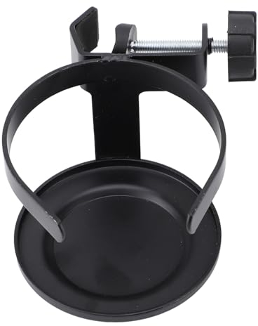 Mic Stand Cup Holder,Portable ABS Iron Adjustable Mic Stand Drink Holder Water Multifunction Bottle Drink Clamp