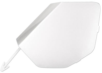 VTSGBLS Tappo Gancio Traino Automatico per N&issan per Qashqai J11 2019-2021 622A0-DF60A-B151 Tappo Gancio Traino Paraurti Anteriore Copertura Occhiello Traino Accessori Auto(Lato conducente Argento)