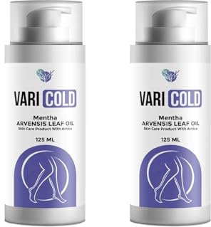 VARICOLD – Mentha Arvensis Blattöl Gel mit Arnika Mexicana & Eukalyptus – Hautpflegeprodukt zur äußeren Anwendung – 125 ml