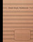 Sheet Music Notebook: Blank Composition Manuscript Staff Paper 100 pages , 8 x 10 inches , Brown craft simple paper style cover : A Notebook for Musicians / Students (Music notebooks, Band 1)