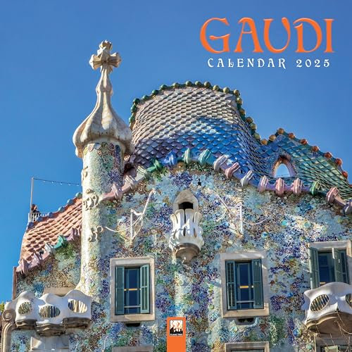 Gaudí – Antoni Gaudí 2025: Original Flame Tree Publishing-Kalender [Kalender] (Wall-Kalender)