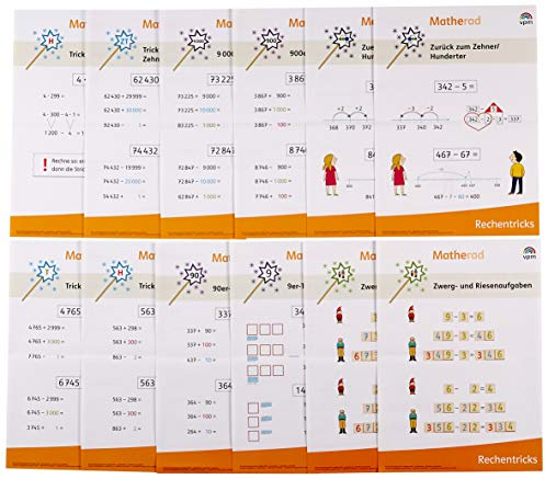 Matherad 3/4: Poster Rechentricks Klasse 3/4 (Matherad. Ausgabe ab 2018)