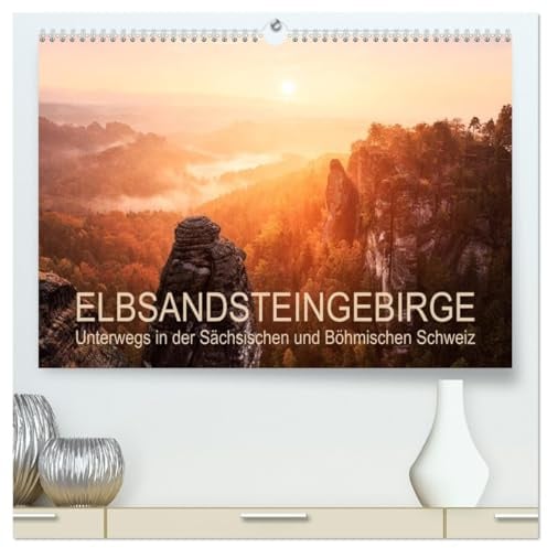 Elbsandsteingebirge: Unterwegs in der Sächsischen und Böhmischen Schweiz (hochwertiger Premium Wandkalender 2026 DIN A2 quer), Kunstdruck in ... und Böhmischen Schweiz (CALVENDO Natur)