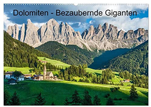 Dolomiten - Bezaubernde Giganten (Wandkalender 2026 DIN A2 quer), CALVENDO Monatskalender: Fotostreifzug zu den schönsten Fotopunkten der Dolomiten (CALVENDO Orte)