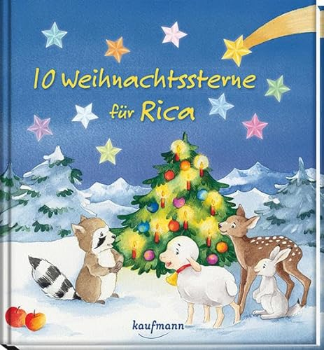 10 Weihnachtssterne für Rica: Funkel-Bilderbuch mit Glitzersteinen (Bilderbuch mit integriertem Extra - Ein Weihnachtsbuch: Kinderbücher ab 3 Jahre)