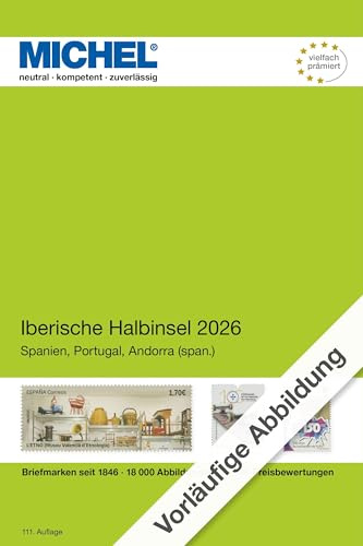 E4 IberischeHalbinsel2026: Andorra (span.), Portugal, Spanien (MICHEL-Europa: EK)