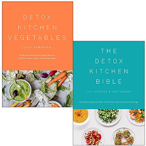 Lily Simpson Collection 2 Books Set (Detox Kitchen Vegetables, The Detox Kitchen Bible)
