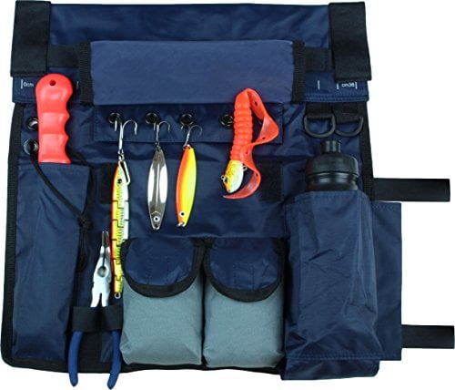 Storfisk fishing & more Reling Tasche Boots Tasche in Blau mit breitem Klettband für 2 bis 3 Ruten