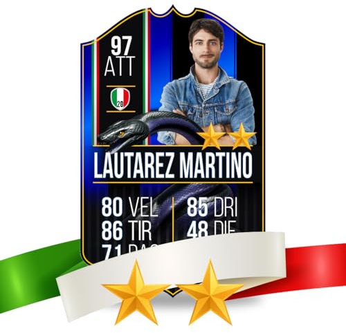 GADALETA DIGITAL INDUSTRIES SPORT CARD OLD FOOTBALL – Quadro Vintage Personalizzato in PVC Sagomato – Formati e Colori Vari – Idea Regalo di Compleanno per Collezionisti e Amanti del Calcio d’Epoca